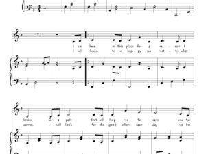 I Will Bloom Where I'm Planted Sheet Music