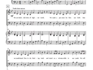 Stand As a Witness Voice and Piano